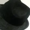 Qianfang Festival hat, wig, black non-woven fabric hat, one-time die-casting formed top hat, professional hat 1323 Application Scenario